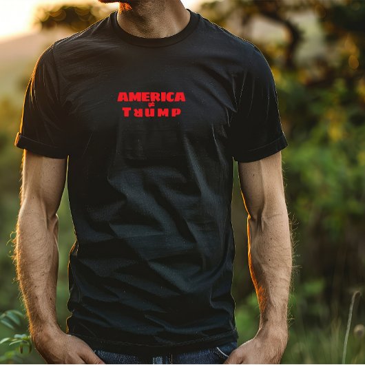 トランプ反対グッズ 赤 Tシャツ