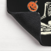 トランプ反対スケルトンハロウィン長袖 マウスパッド (コーナー)