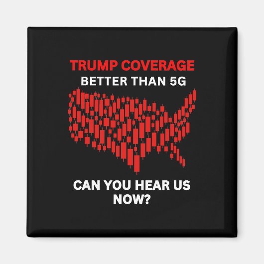 トランプ反対報道は5G対応の米国地図の赤い株式市場よりも優れている マグネット (正面)