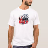 トランプ反対抗議スローガンフラッグ Tシャツ (正面)