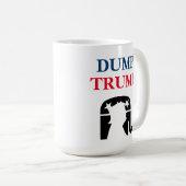 トランプ反対 コーヒーマグカップ (正面右)