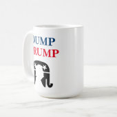 トランプ反対 コーヒーマグカップ (正面左)