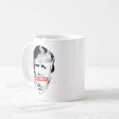 トランプ反対 コーヒーマグカップ (正面左)