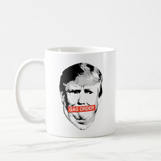 トランプ反対 コーヒーマグカップ (左)