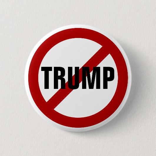 トランプ反対 トランプ政権阻止 ピンバッジ (正面)