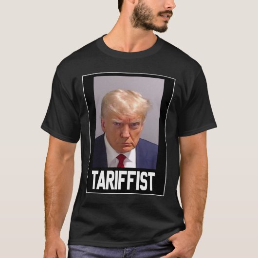 トランプ反対 関税賛成 Tシャツ (正面)