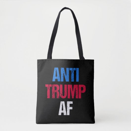 トランプ反対 AF I トートバッグ (正面)