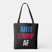 トランプ反対 AF I トートバッグ (裏面)