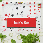 トランプ収集 キッチンタオル (折り畳み)