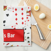 トランプ収集 キッチンタオル (四つ折り)