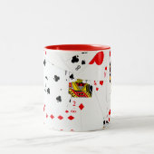 トランプ収集 ツートーンマグカップ (中央)