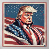 トランプ叙事詩アメリカ国旗のポスター ポスター (正面)