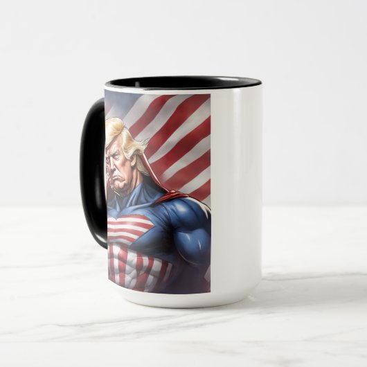 トランプ叙事詩スーパーヒーローマグ マグカップ (正面左)