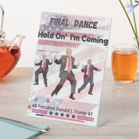 トランプ台座標識 台座サイン (インサイチュ)