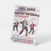 トランプ台座標識 台座サイン (正面)