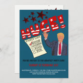 トランプ史上最大のパーティー 最高のパーティーを祝おう 招待状 (正面/裏面)