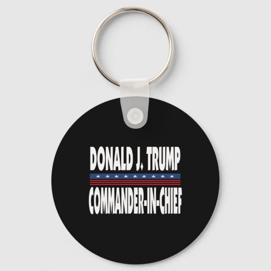 トランプ司令官大統領共和党ポリ キーホルダー (正面)