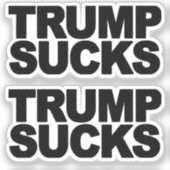 「トランプ吸の」 シール (正面)