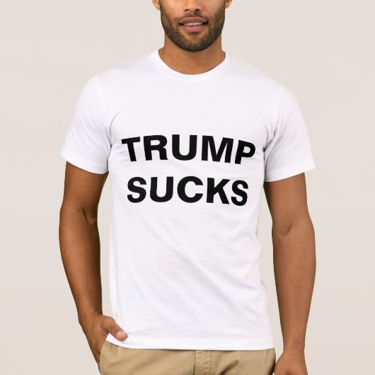 トランプ吸アンチ – ドナルドトランプ Tシャツ (正面)