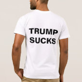トランプ吸アンチ – ドナルドトランプ Tシャツ (裏面)