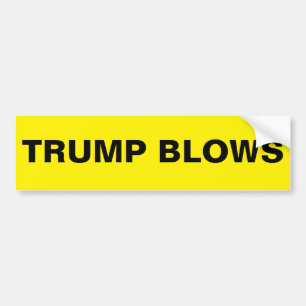 トランプ吹 バンパーステッカー
