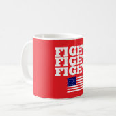 トランプ喧嘩マグカップ コーヒーマグカップ (正面左)