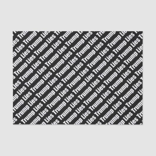 トランプ嘘 薄葉紙 (正面)