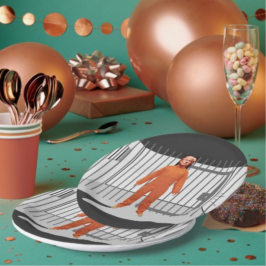 トランプ囚人紙プレート ペーパープレート (複数)