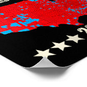 トランプ地すべり2024選挙人地図トランプ勝者(o) ポスター (角)