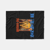 トランプ地帯は政治おもしろい的パロディで風刺である フリースブランケット (正面(横))