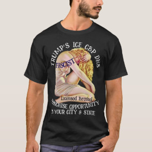 トランプ売春宿フランチャイズ ライセンス保険Big $ Tシャツ
