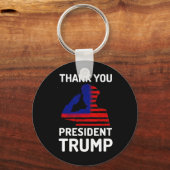 トランプ大統領ありがとう キーホルダー (正面)