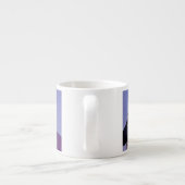 トランプ大統領がアメリカ国旗を掲げる エスプレッソカップ (裏面)