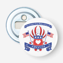 トランプ大統領がアメリカ素晴らしボトルをオープン 栓抜き