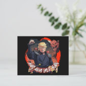トランプ大統領が再びアニメ素晴らしを作る ポストカード (スタンド正面)