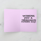 トランプ大統領が父の日に再び偉大な一日を！ カード (内部)