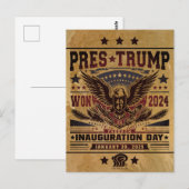 トランプ大統領が2024年に勝利した ポストカード (正面/裏面)