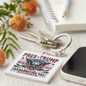 トランプ大統領が2024年ウォン キーホルダー (正面右)