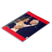 トランプ大統領とメラニア踊り ノートブック (左側)