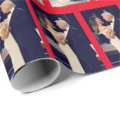 トランプ大統領とメラニア踊り ラッピングペーパー (ロールコーナー)