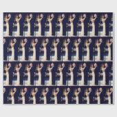 トランプ大統領とメラニア – トランプ2020 ラッピングペーパー (フラット)