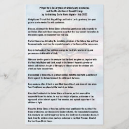 トランプ大統領と米国の祈りの言葉 – ヴィガノ