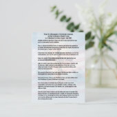 トランプ大統領と米国の祈りの言葉 – ヴィガノ ポストカード (スタンド正面)