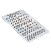 トランプ大統領と米国の祈りの言葉 – ヴィガノ マグネット (右側)