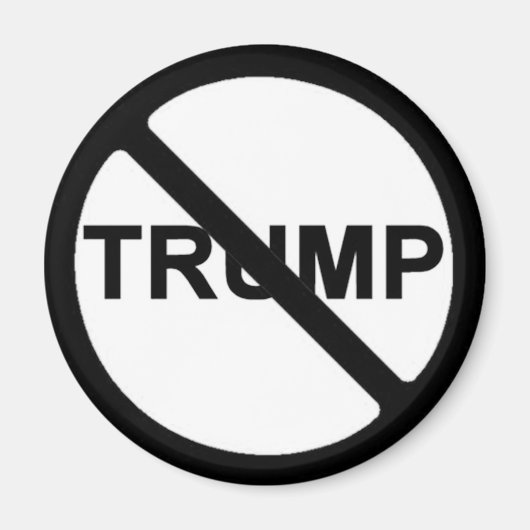 トランプ大統領なし マグネット (正面)