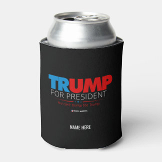 トランプ大統領にあなたの名前を入れよう パーティーグッズ 缶クーラー