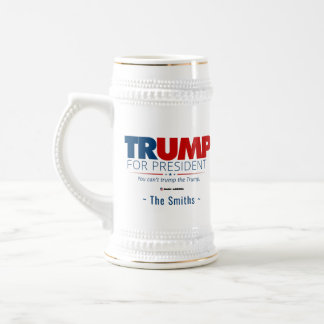 トランプ大統領にあなたの名前を追加しよう ビールジョッキ