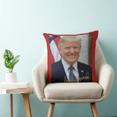 トランプ大統領によって署名された/アメリカを踏み出さない クッション (椅子)