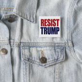 トランプ大統領に抵抗せよ - トランプに反対 缶バッジ (インサイチュ)