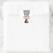 トランプ大統領に運命が囁く スクエアシール (バッグ)